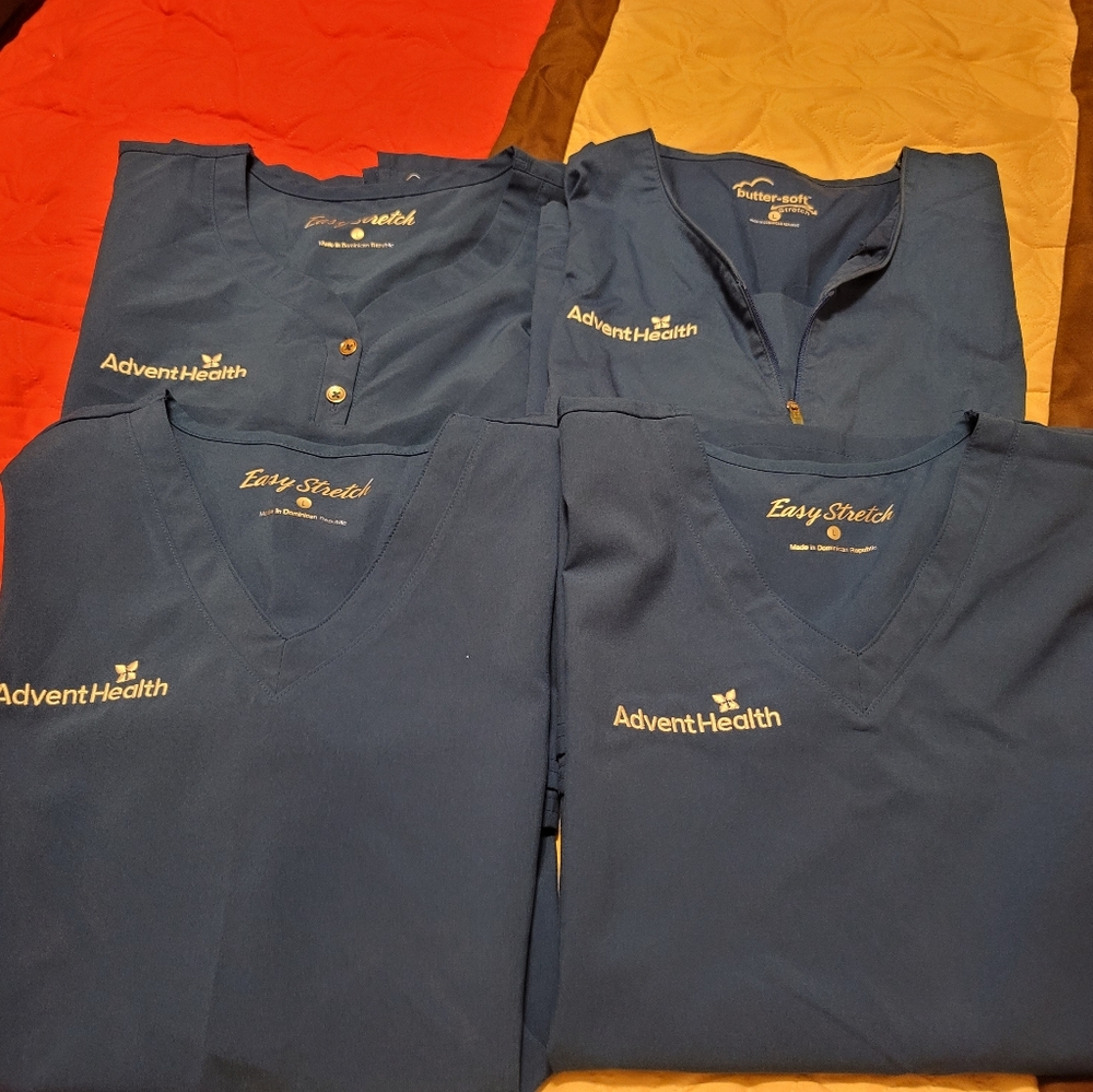 Bundle Advent Health scrub tops